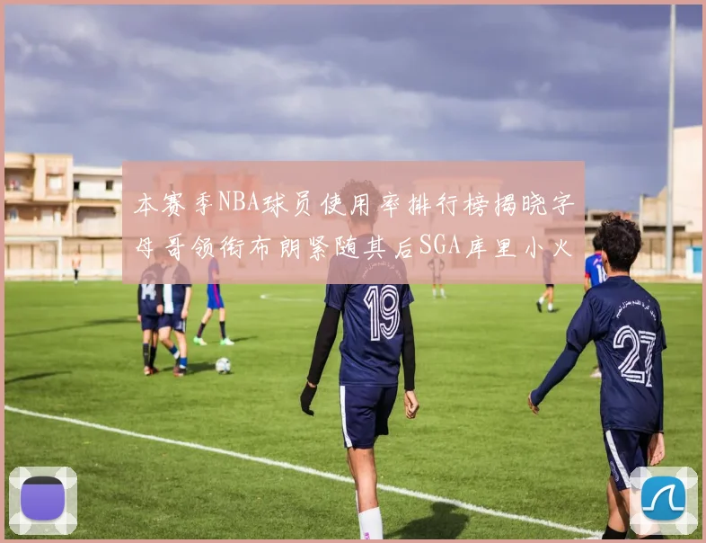 本赛季NBA球员使用率排行榜揭晓字母哥领衔布朗紧随其后SGA库里小火车紧追不舍